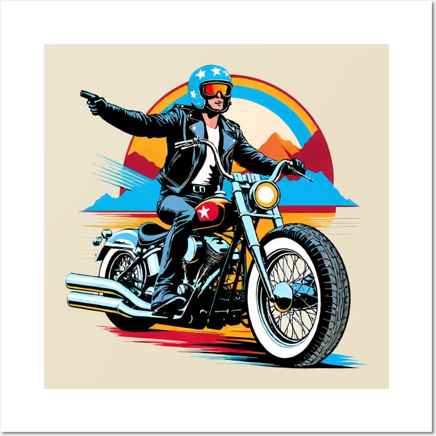 Easy Rider Wall Art by TaevasDesign